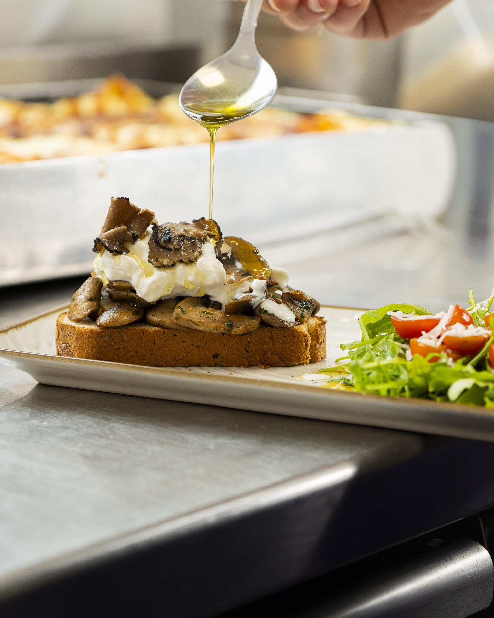 Tartine champignons